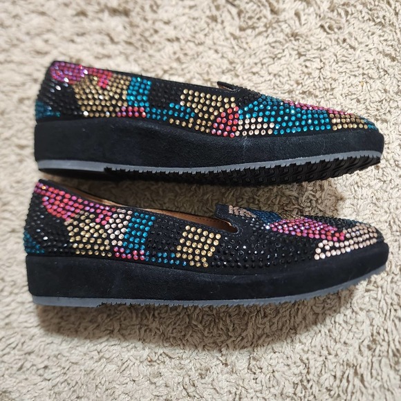 L'Amour des Pieds Women's Correze Black Suede size 6 Pristine - Picture 2 of 9